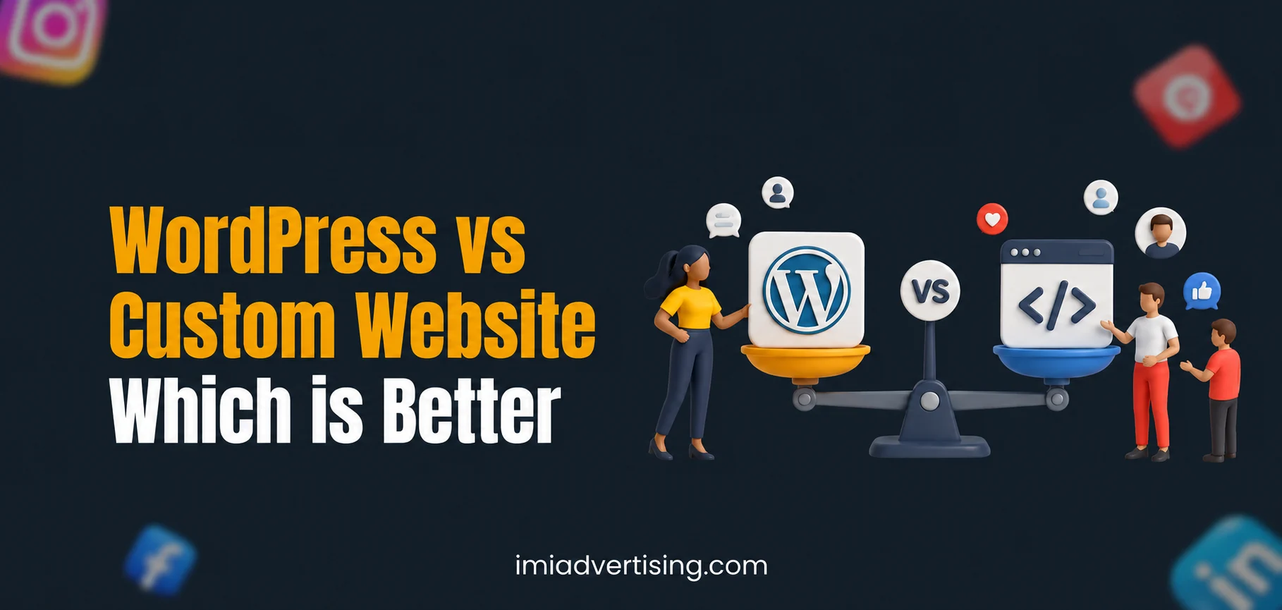 WordPress vs Custom Website