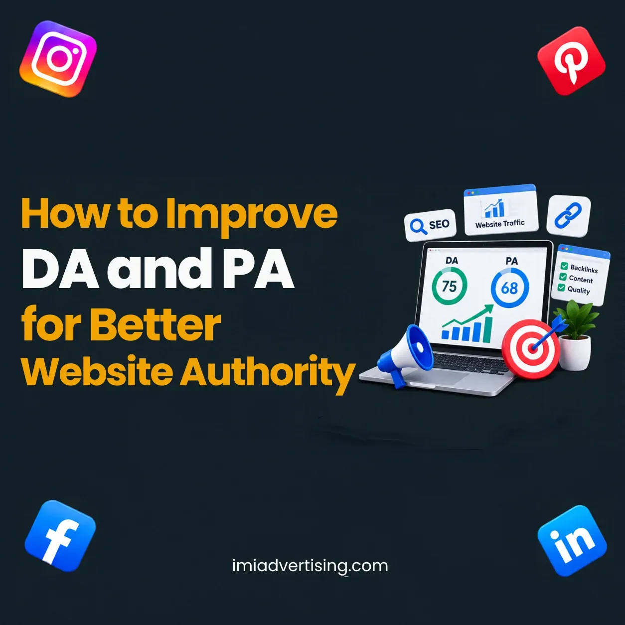 How to improve DA and PA